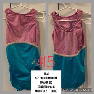 #8M Used Child Medium GK Leotard